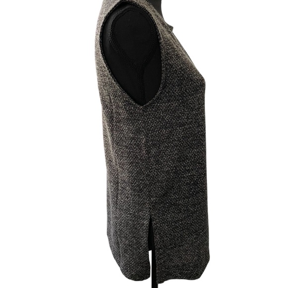 Banana Republic Women Casual Thin Gray Sweater Tank Top Size Petite Small - Picture 4 of 7